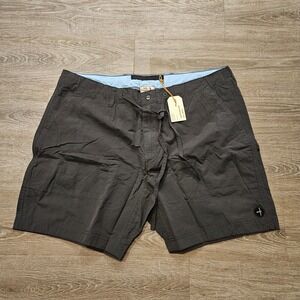 Relwen Paddle Shorts Men's 38 Charcoal Grey 8" Drawstring‎ Swim Hybrid NWT